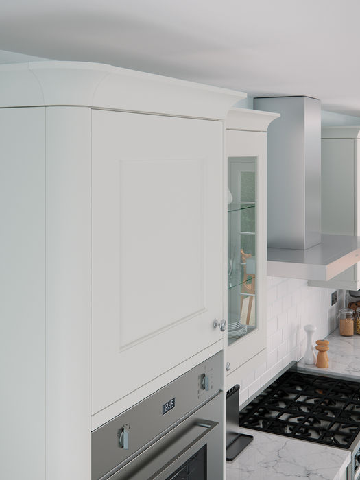 Florence kitchen in Light Grey by Potters Interiors in Gravesend.