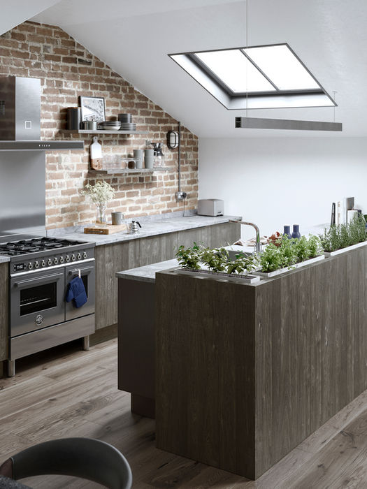 Rezana kitchen in Carbon and Iron by Potters Interiors in Gravesend.