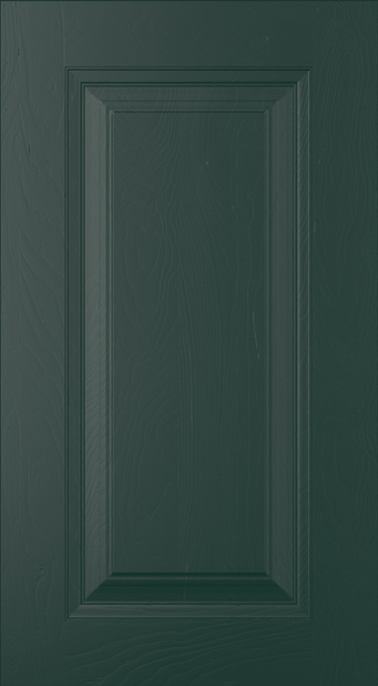 Jefferson kitchen door in Deep Forest, available from Potters Interiors in Gravesend.