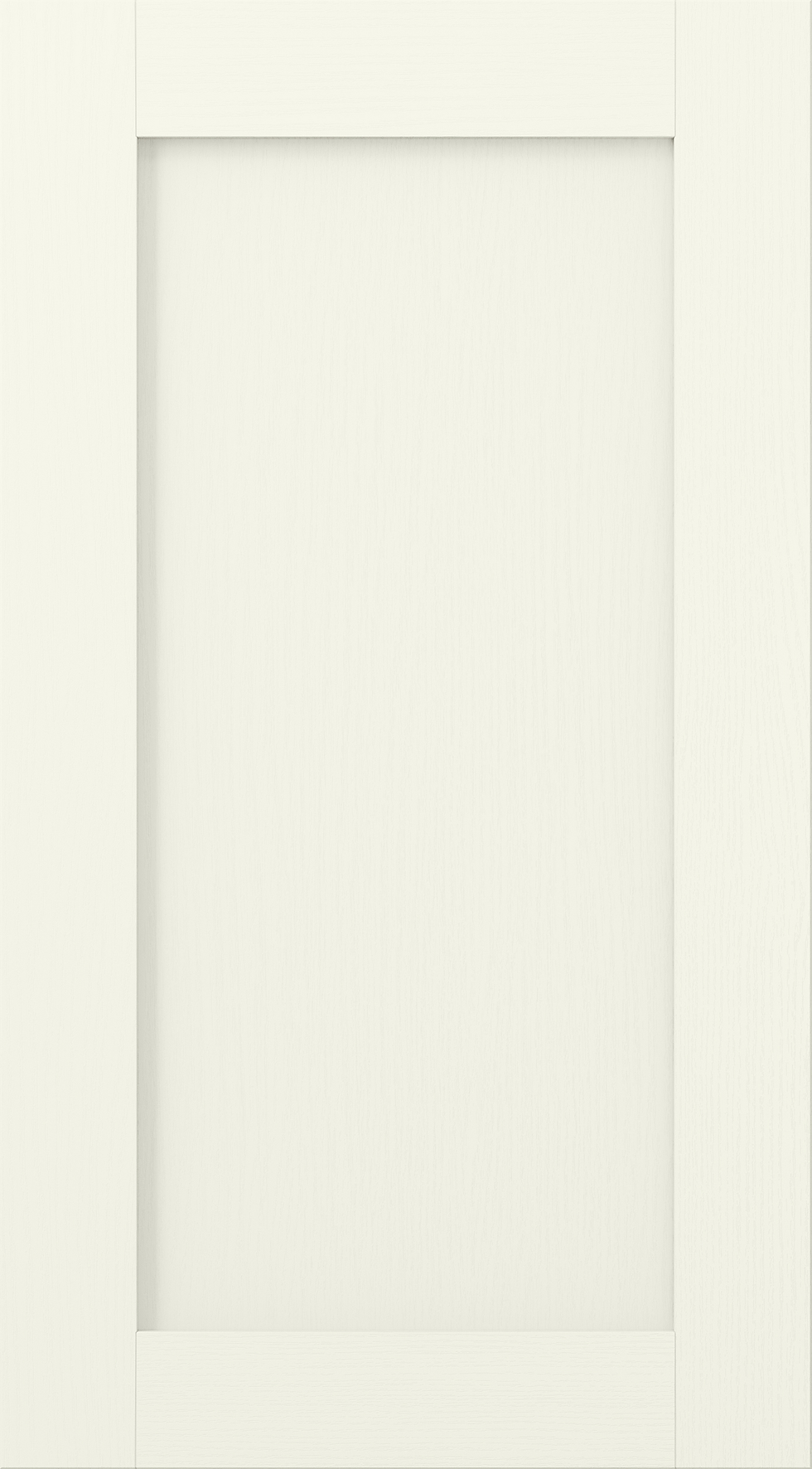 Newcombe kitchen door in Porcelain, available from Potters Interiors in Gravesend.
