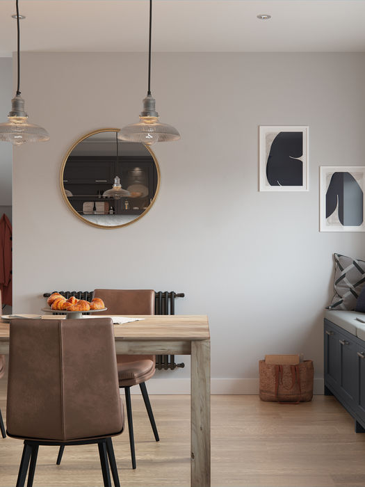 Dawson kitchen in Indigo by Potters Interiors in Gravesend.
