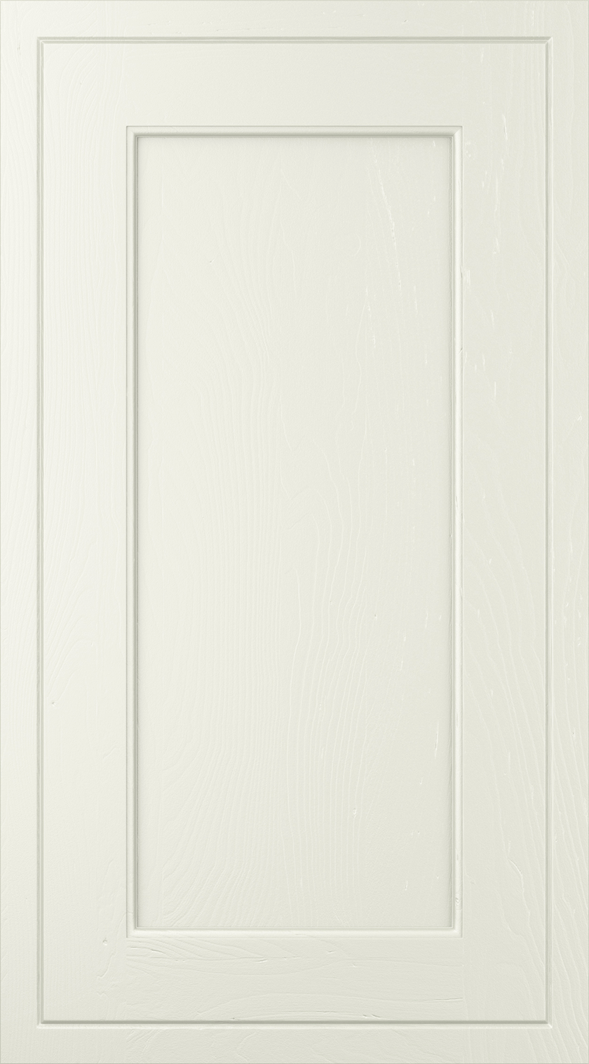 Winslow kitchen door in Porcelain, available from Potters Interiors in Gravesend.