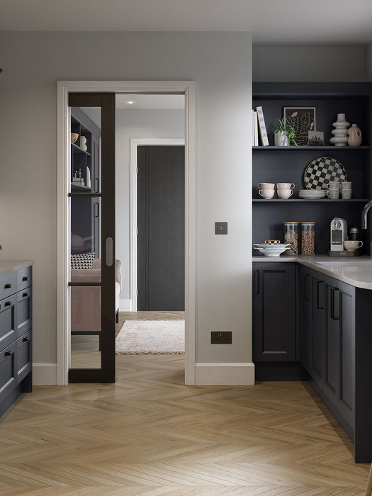 Pembridge kitchen in Indigo by Potters Interiors in Gravesend.