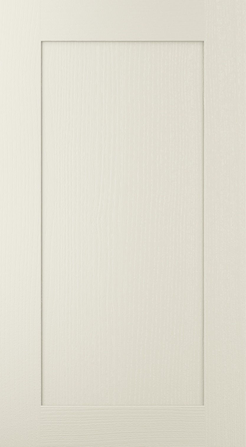 Aldana kitchen door in Stone, available from Potters Interiors in Gravesend.