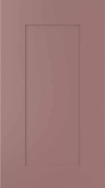 Georgia kitchen door in Vintage Pink, available from Potters Interiors in Gravesend.