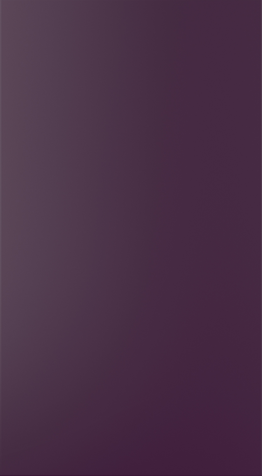 Zola Matte kitchen door in Deep Heather, available from Potters Interiors in Gravesend.