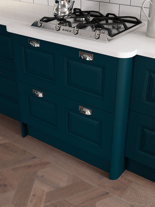 Jefferson kitchen in Shell and Marine by Potters Interiors in Gravesend.
