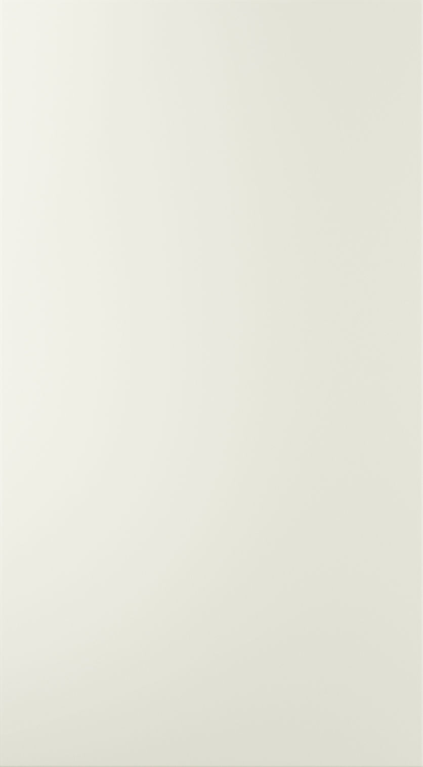 Zola Soft-Matte kitchen door in Porcelain, available from Potters Interiors in Gravesend.