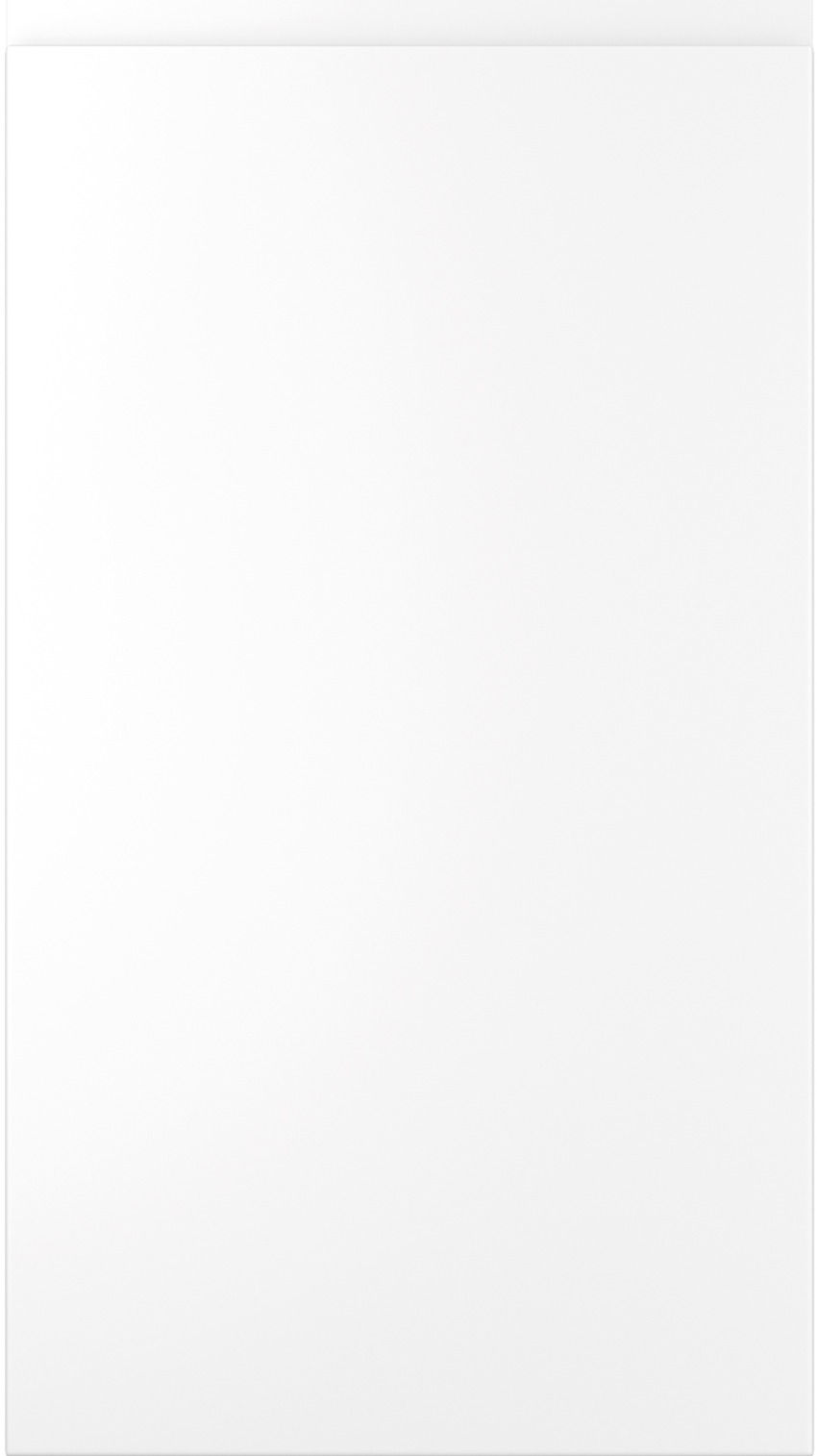 Strada Matte kitchen door in White, available from Potters Interiors in Gravesend.