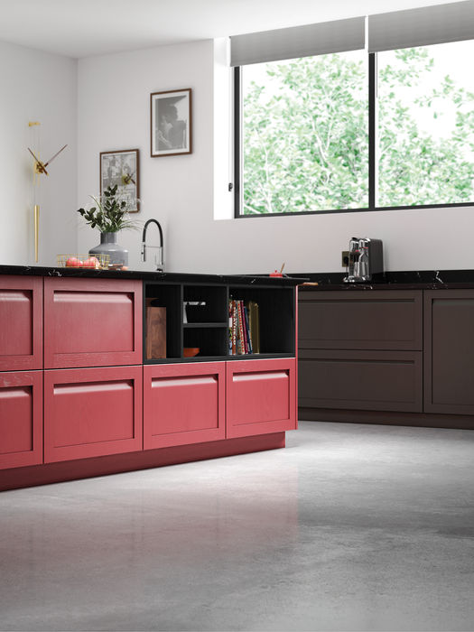 Harborne kitchen in Graphite by Potters Interiors in Gravesend.