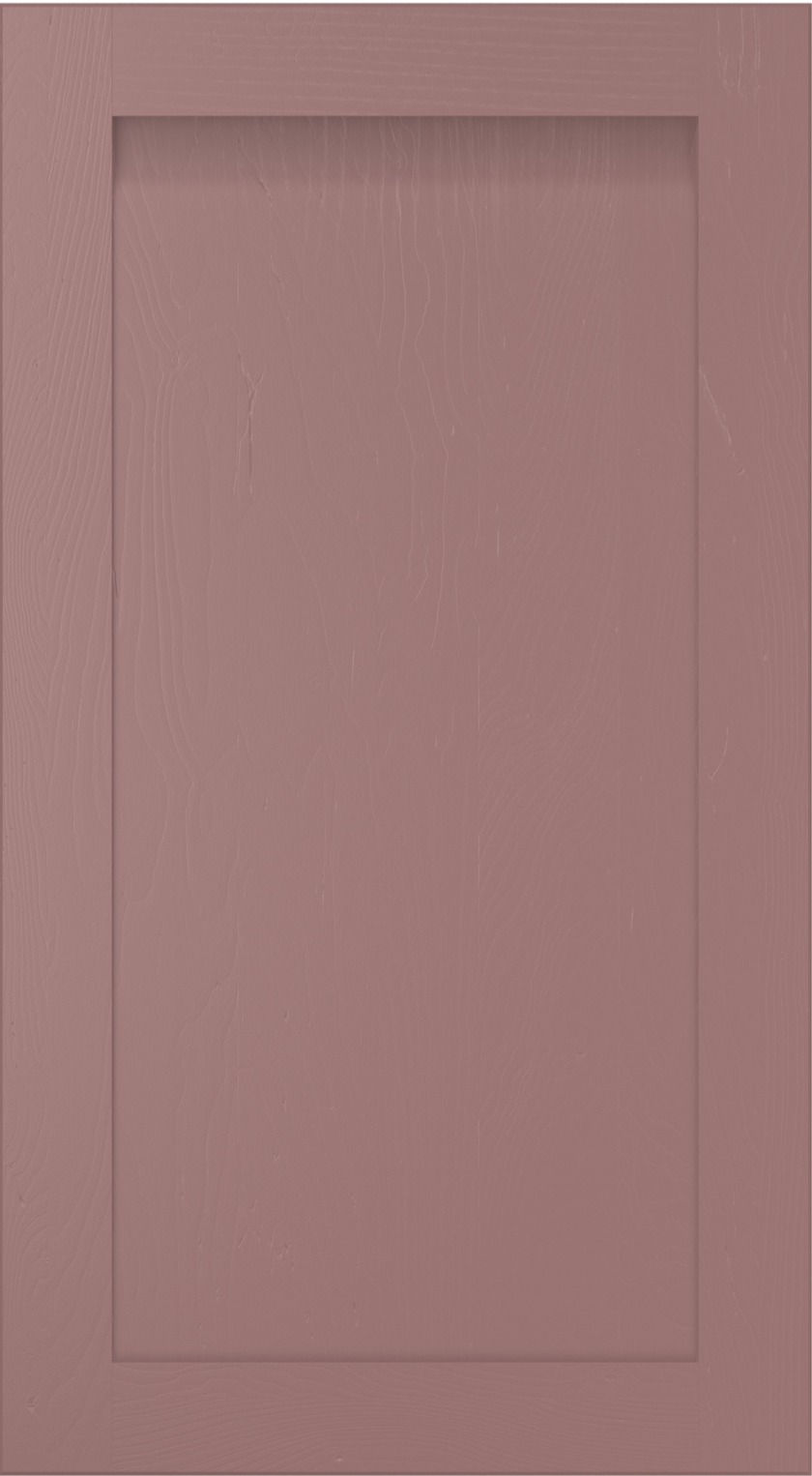 Harborne kitchen door in Vintage Pink, available from Potters Interiors in Gravesend.