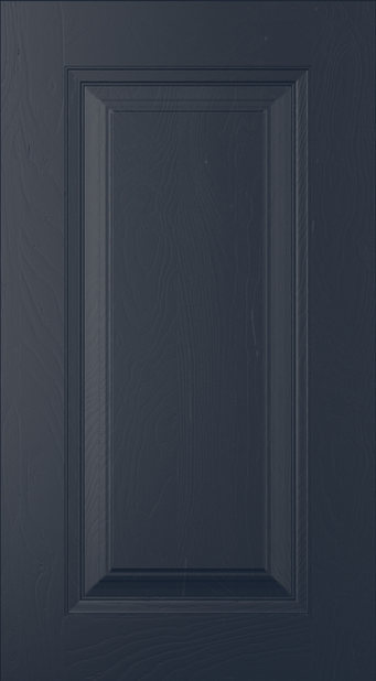 Jefferson kitchen door in Slate Blue, available from Potters Interiors in Gravesend.