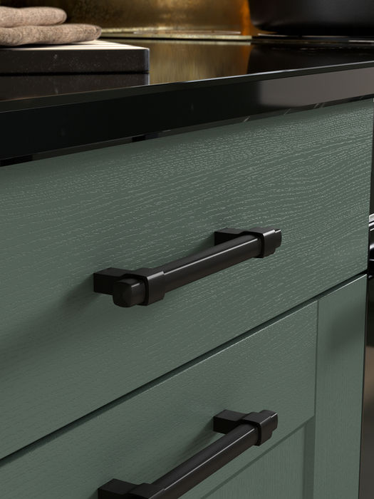 Kensington kitchen in Heritage Green by Potters Interiors in Gravesend.