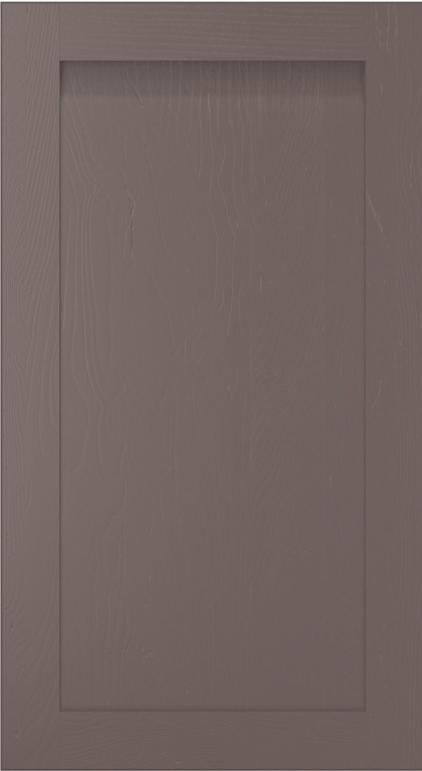 Harborne kitchen door in Lava, available from Potters Interiors in Gravesend.