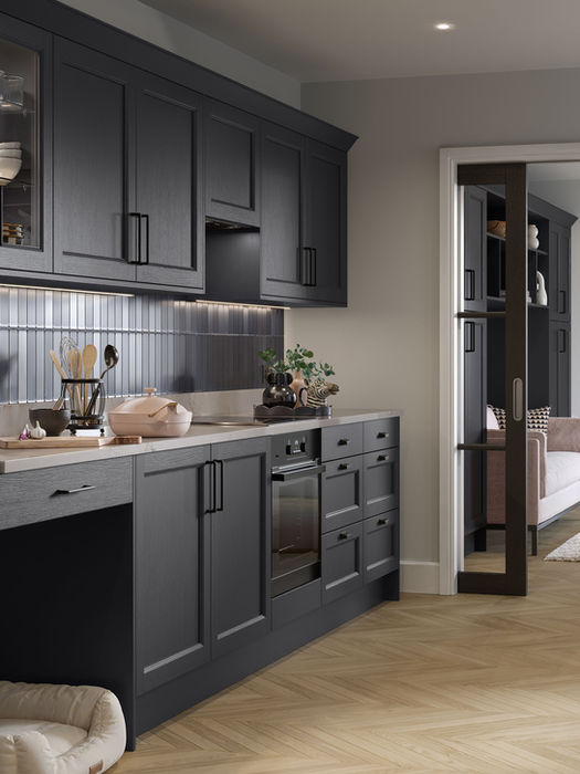 Pembridge kitchen in Indigo by Potters Interiors in Gravesend.