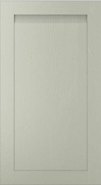 Harborne kitchen door in Sage Green, available from Potters Interiors in Gravesend.