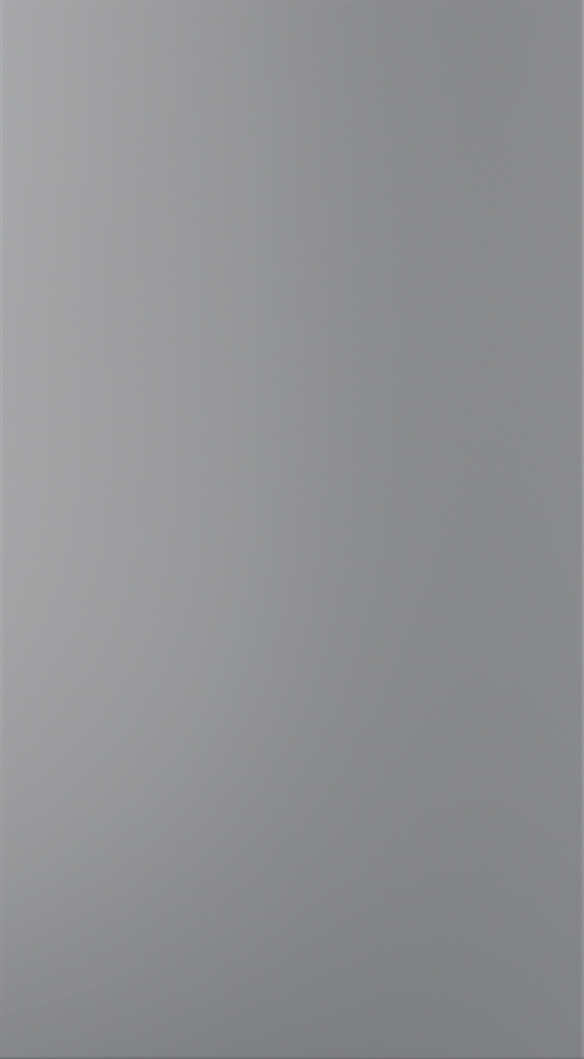 Zola Matte kitchen door in Dust Grey, available from Potters Interiors in Gravesend.