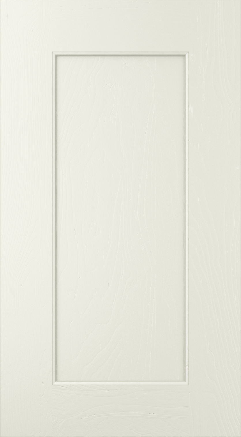 Wakefield kitchen door in Porcelain, available from Potters Interiors in Gravesend.