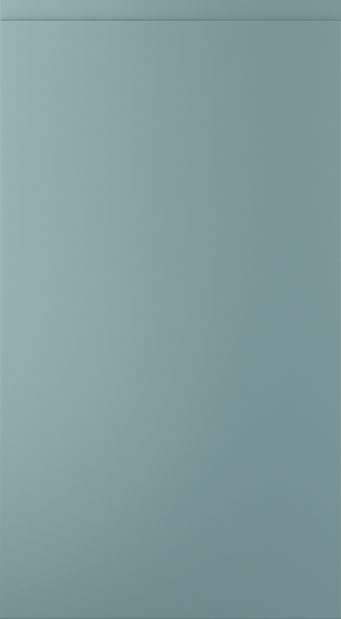 Strada Matte kitchen door in Light Teal, available from Potters Interiors in Gravesend.