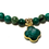 Miniature : Bracelet en Malachite, Rubis Zoïsite, Péridot et Agate & Trèfle Agate verte