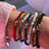 Miniature : Bracelet en Hématite cuivrée intercalaire oeil 