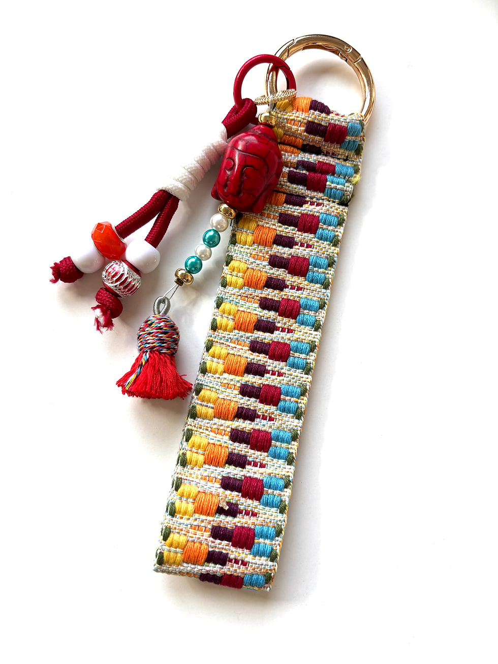 Porte-clés Grigri ou bag charm Oeil porte-bonheur