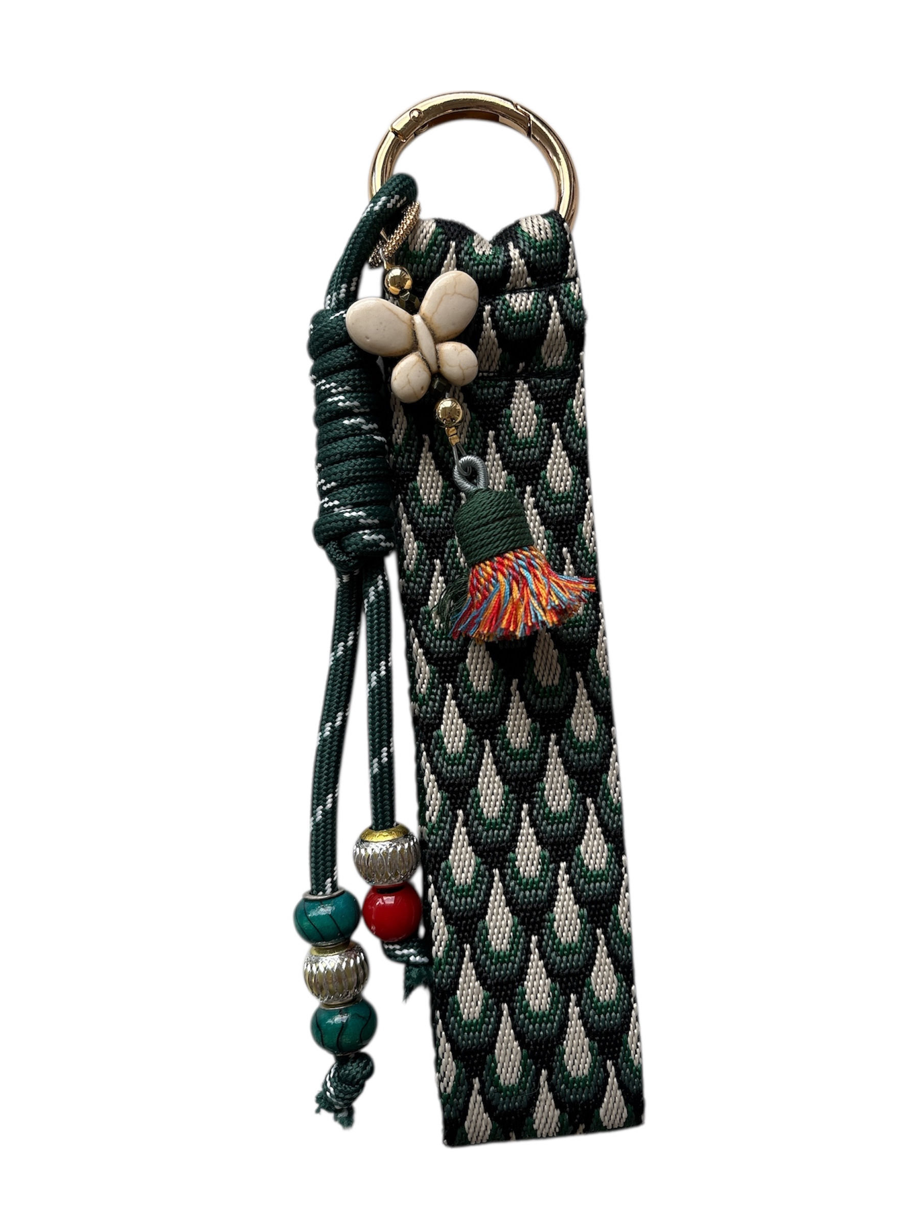 Porte-clés Grigri ou bag charm  Papillon