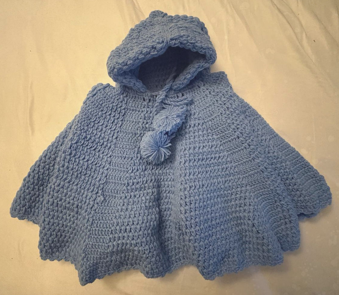 Capa para bebé - color celeste -(MIM-05)