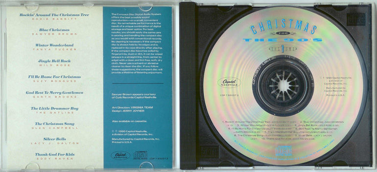 Thumbnail: Christmas For The 90's Volume 1 CD (1990, USA)