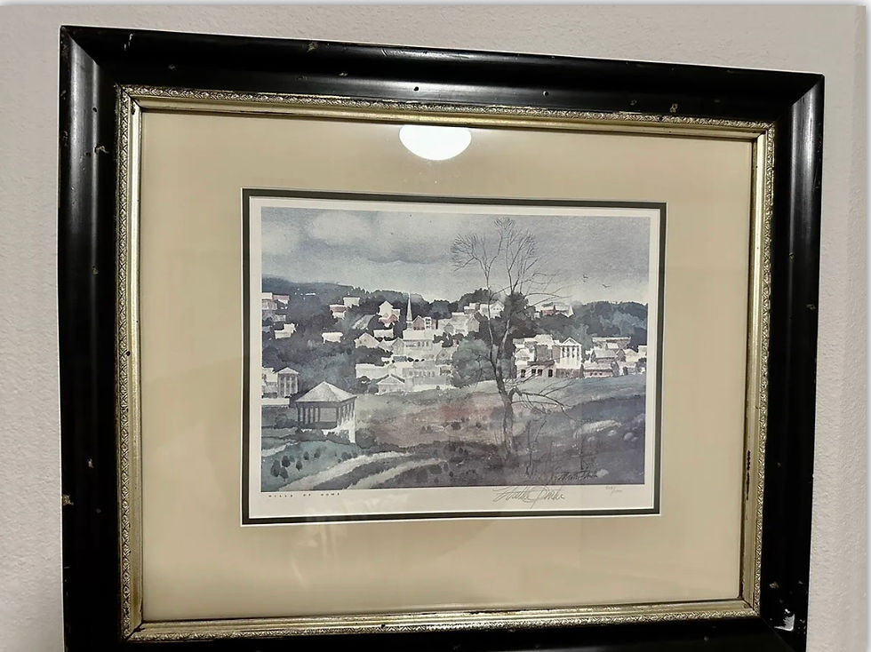 Front of art print