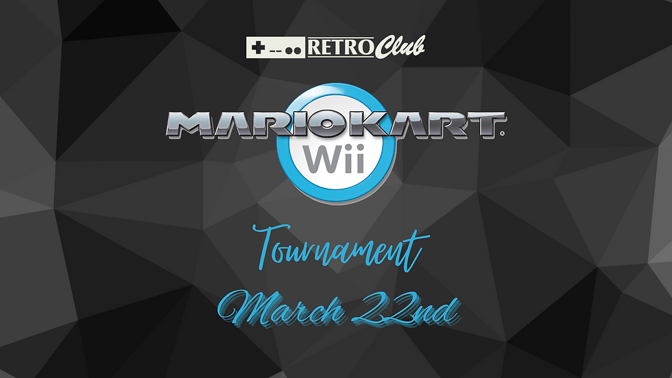 Mario Kart Wii (Tournament) Announcement!