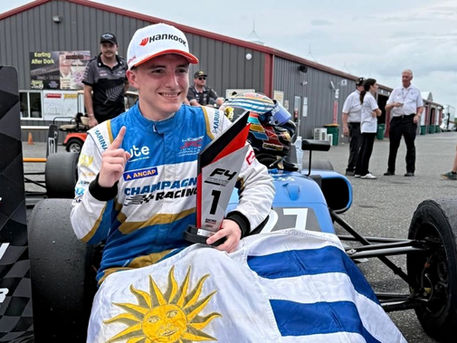 Uruguayazo: imponente triplete de Gastón Irazu en la F4 de Estados Unidos