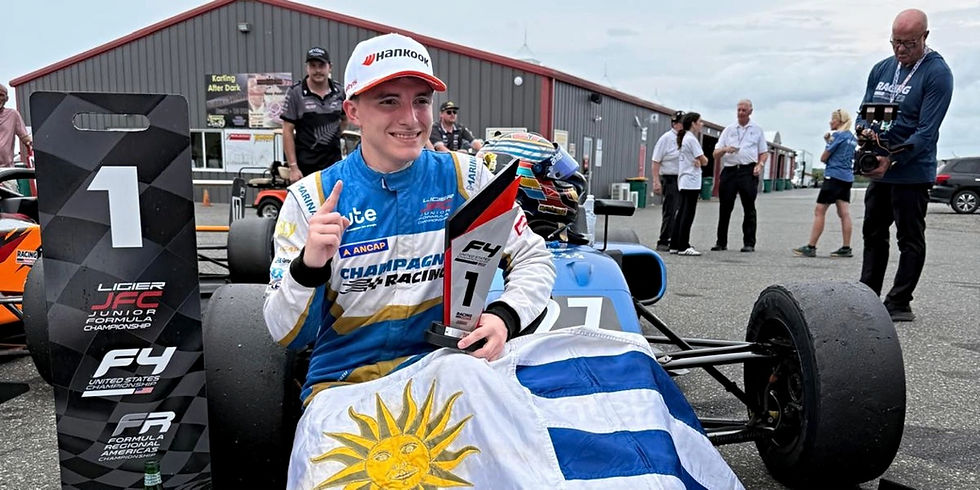 Uruguayazo: imponente triplete de Gastón Irazu en la F4 de Estados Unidos