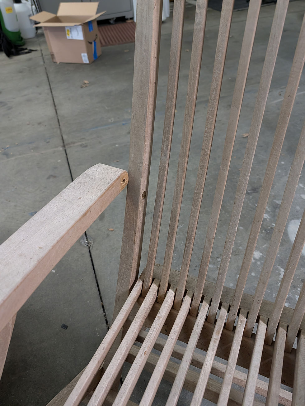 Thumbnail: ST-SAL- Wood Chair W/ Loose Arm