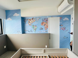 Quarto Decorado Com Adesivo em Parede