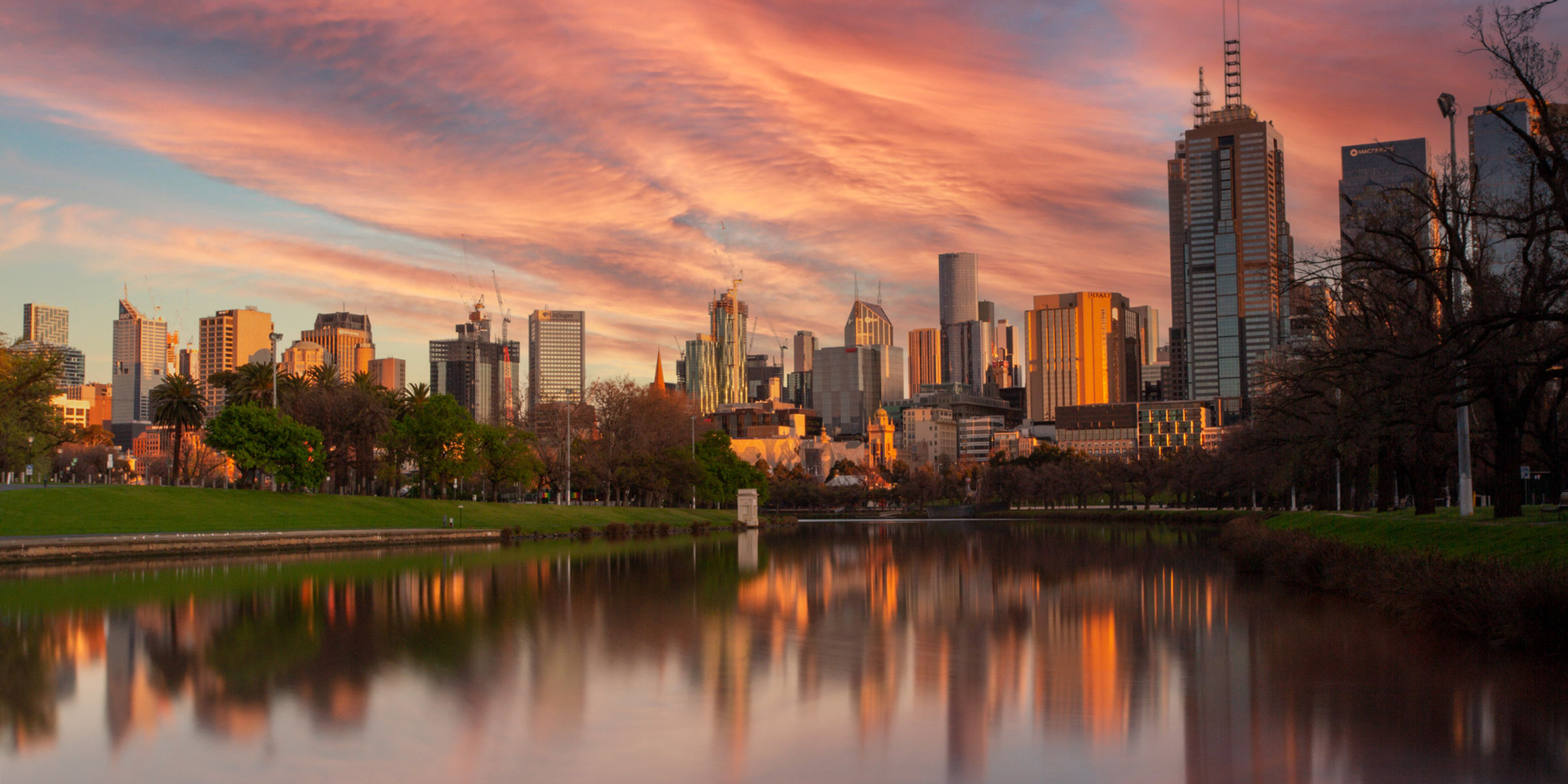 Melbourne City Skyline