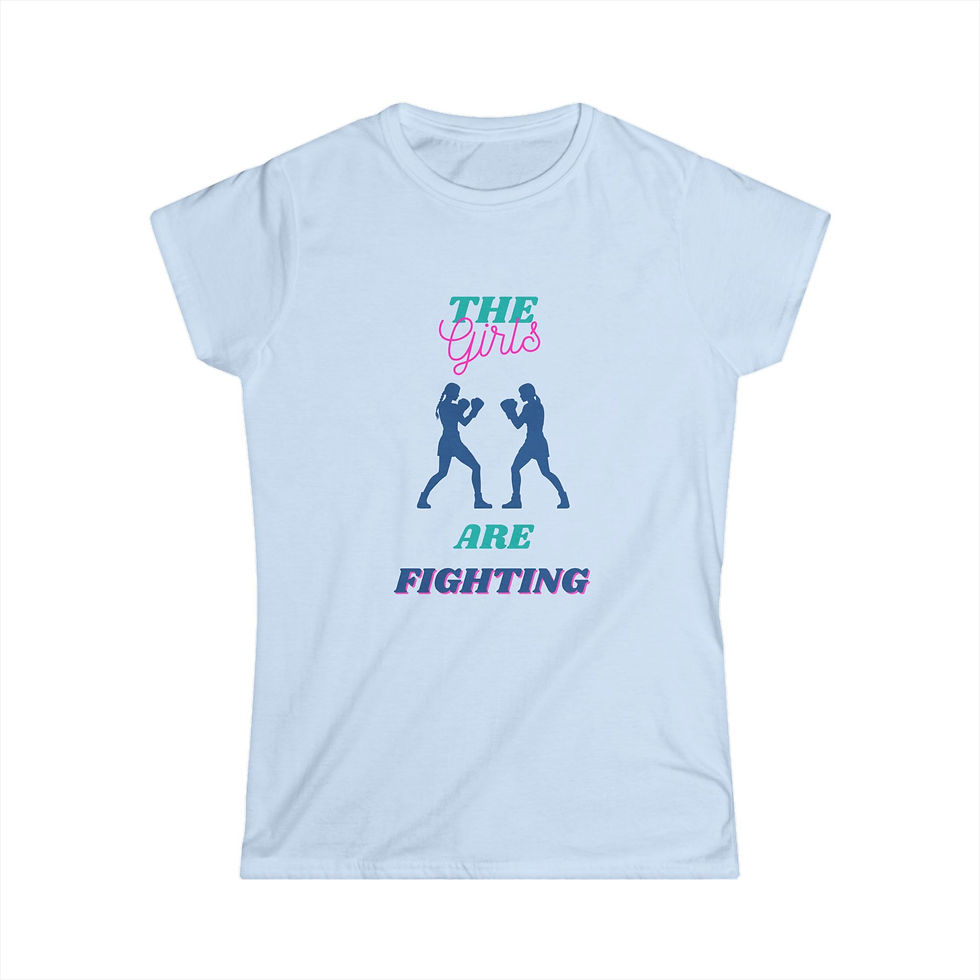 Thumbnail: The Girls Are Fighting Women's Softstyle Tee