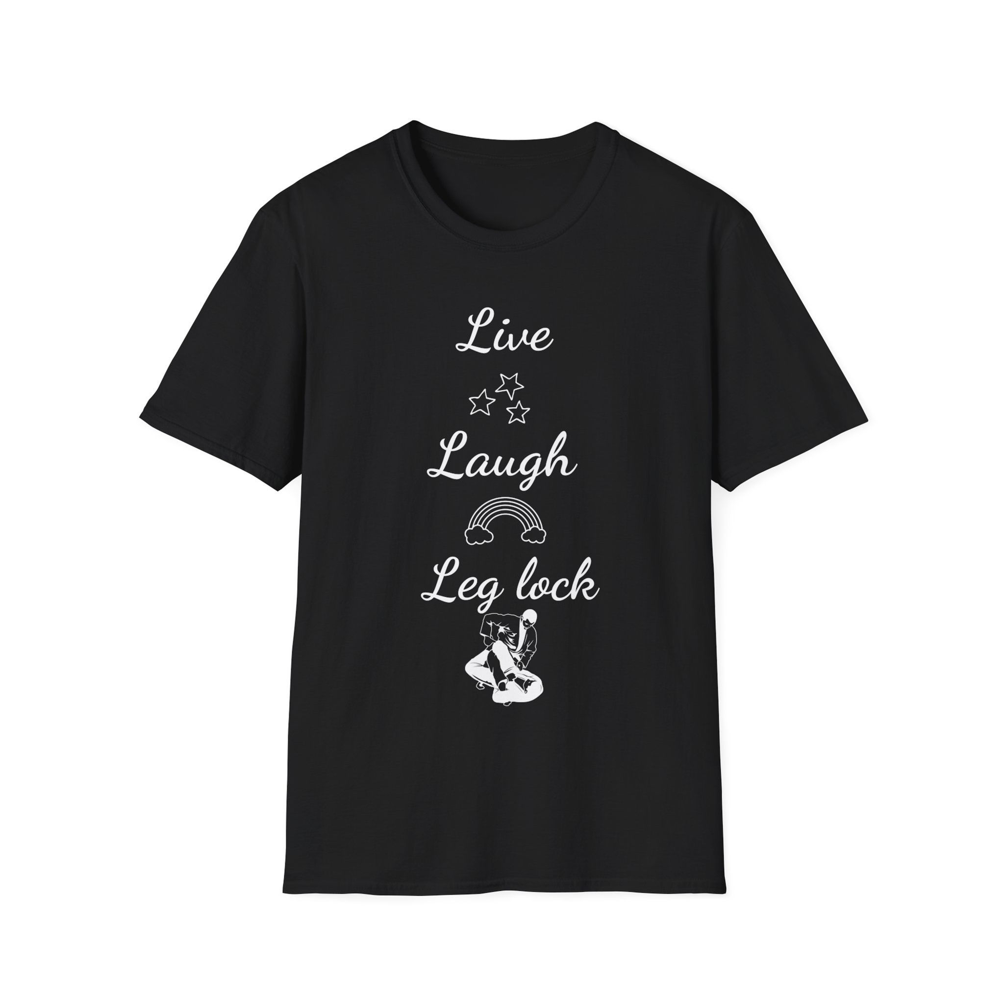Live, Laugh, Leg Lock Unisex Softstyle T-Shirt