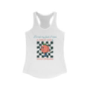 Good Opinions (Peach) Women's Racerback Tank