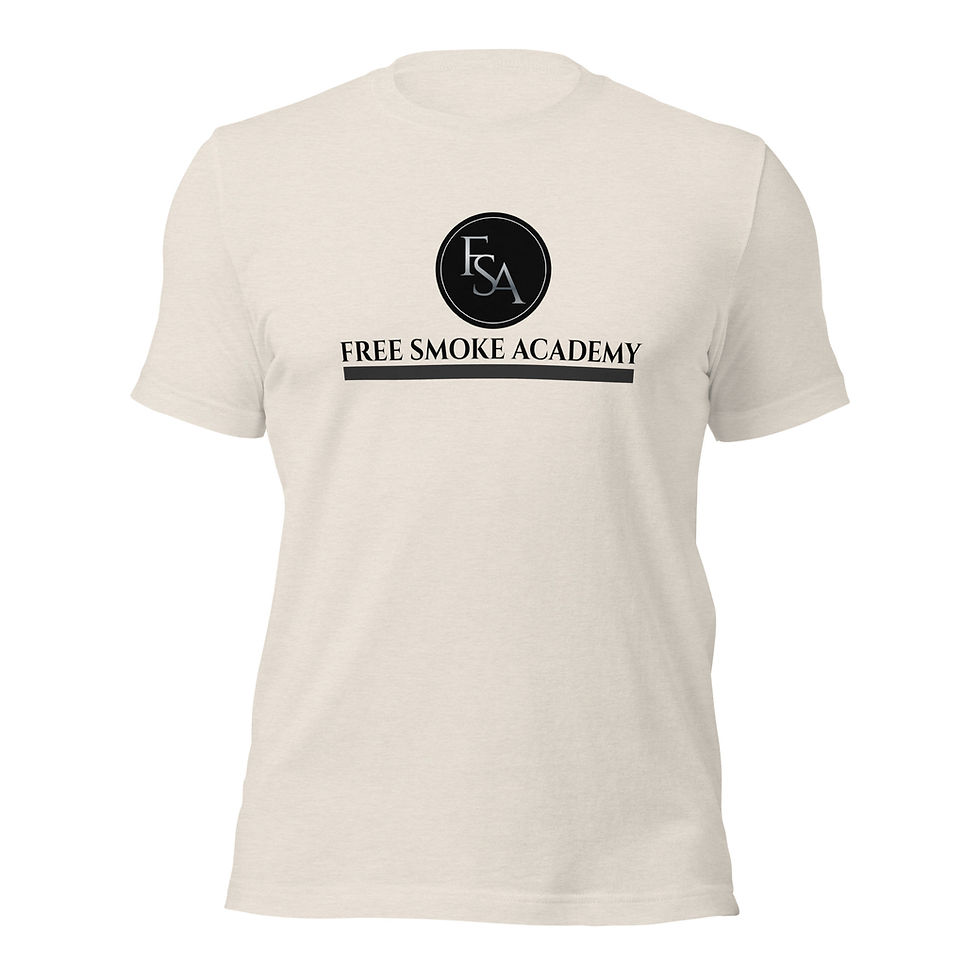 Thumbnail: FREE SMOKE ACADEMY Unisex t-shirt