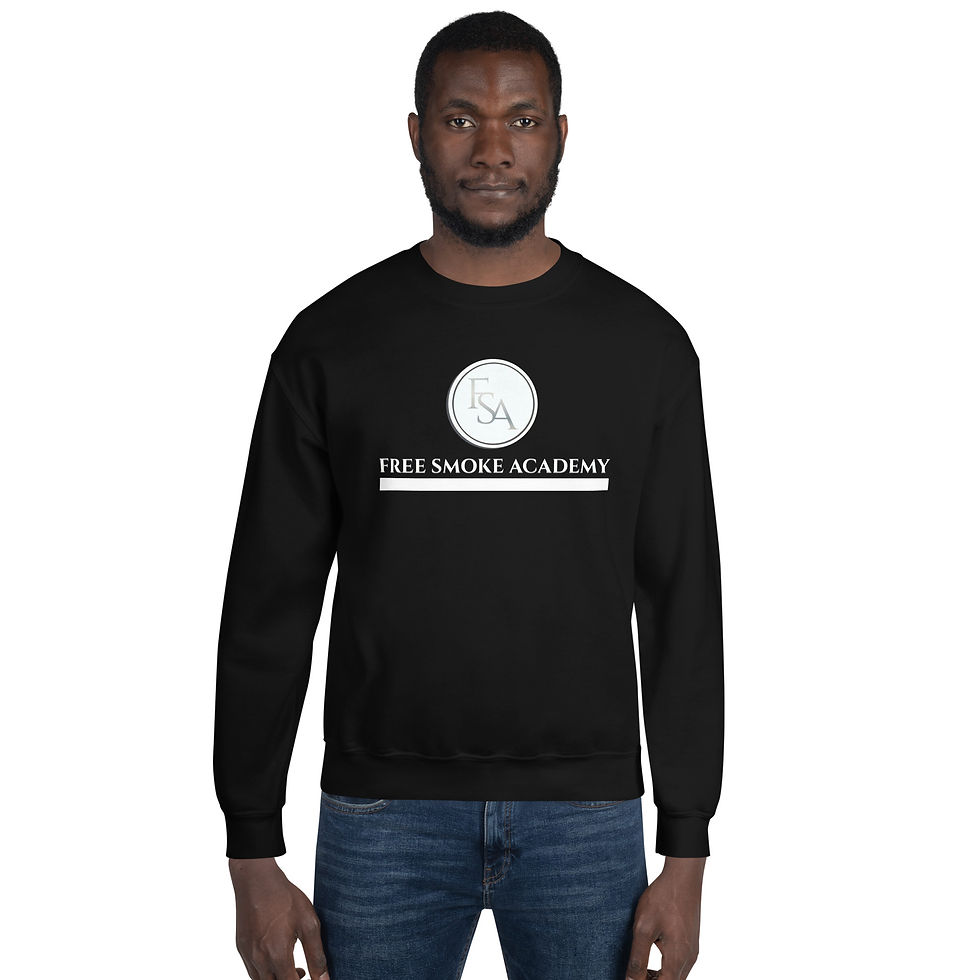 Thumbnail: FREE SMOKE ACADEMY Unisex Sweatshirt