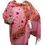 Thumbnail: Pretty in Pink Embroidered Kashmir 100% Wool 4 Way Ponchos Pashmina Scarf Wrap