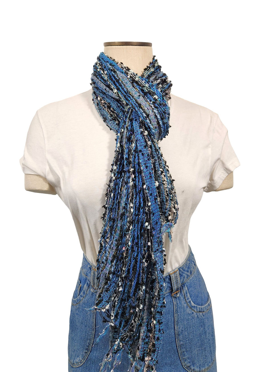 Thumbnail: Blue Black White Stripe Multiway