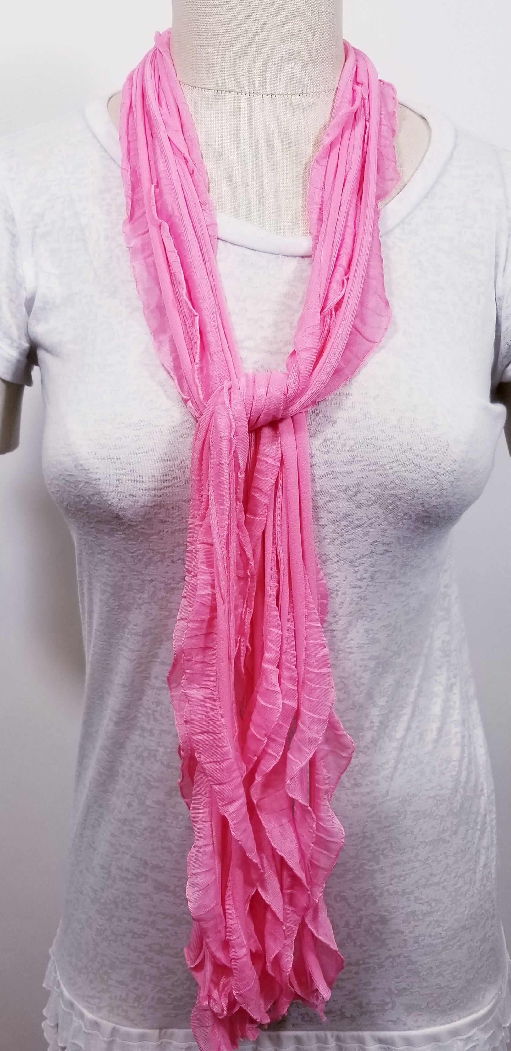 Pink Flutter Scarves