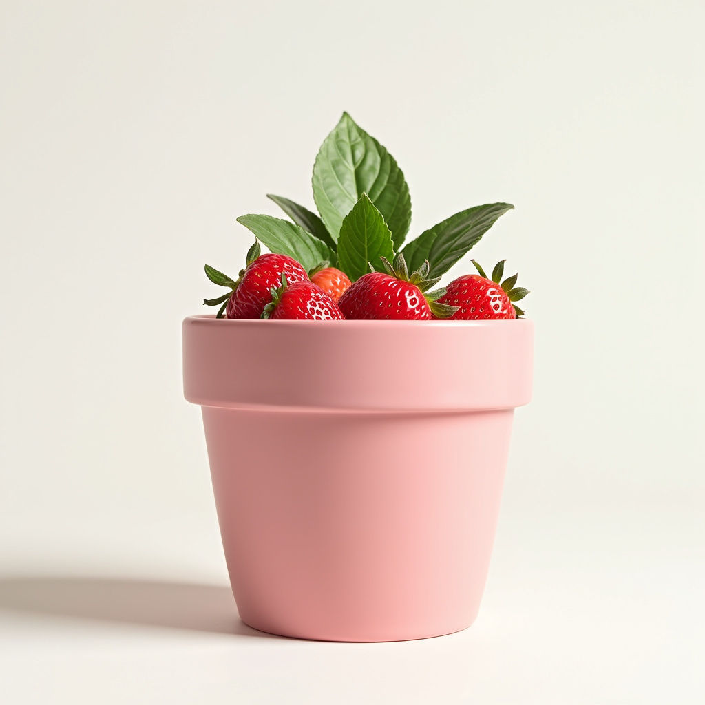 Pot Fraise Basilic
