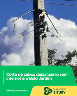 Viana e Moura da Faculdade fica sem internet