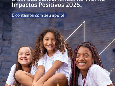 Instituto Conceição Moura
disputa prêmio nacional com votação popular até dia
25 de agosto