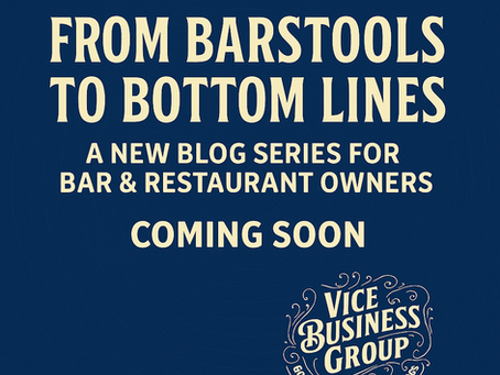 Barstools, Branding, and Bottom Lines: A New Blog Series for Bar & Restaurant Owners