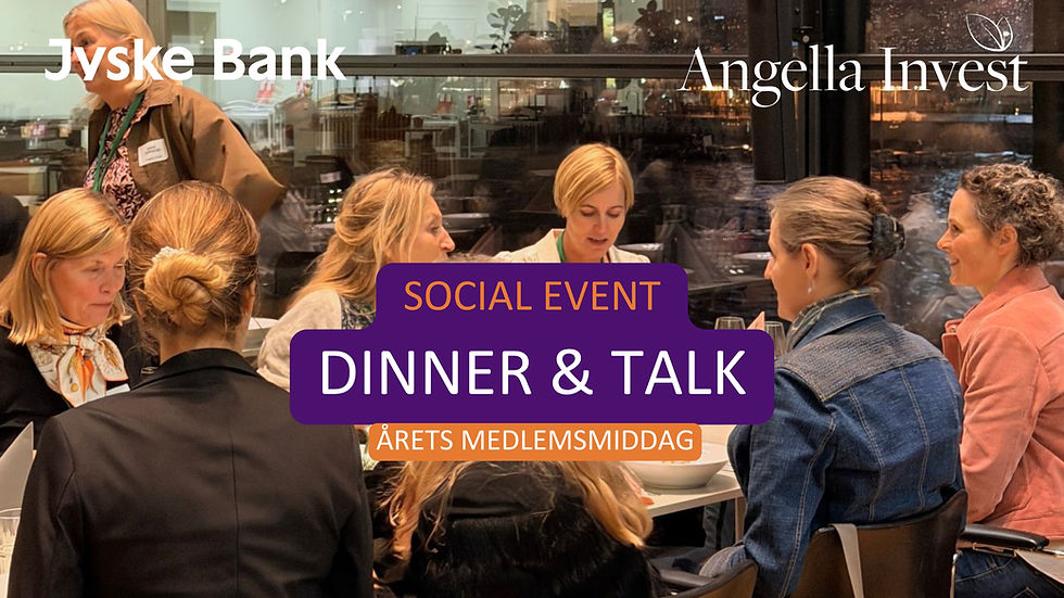 SOCIAL EVENT: DINNER & TALK