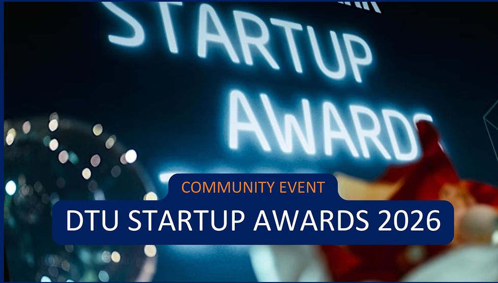 COMMUNITY EVENT: DTU STARTUP AWARDS 2026